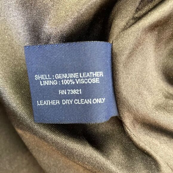 Wilke Rodriguez Brown Genuine Leather Jacket Large - Picture 5 of 8